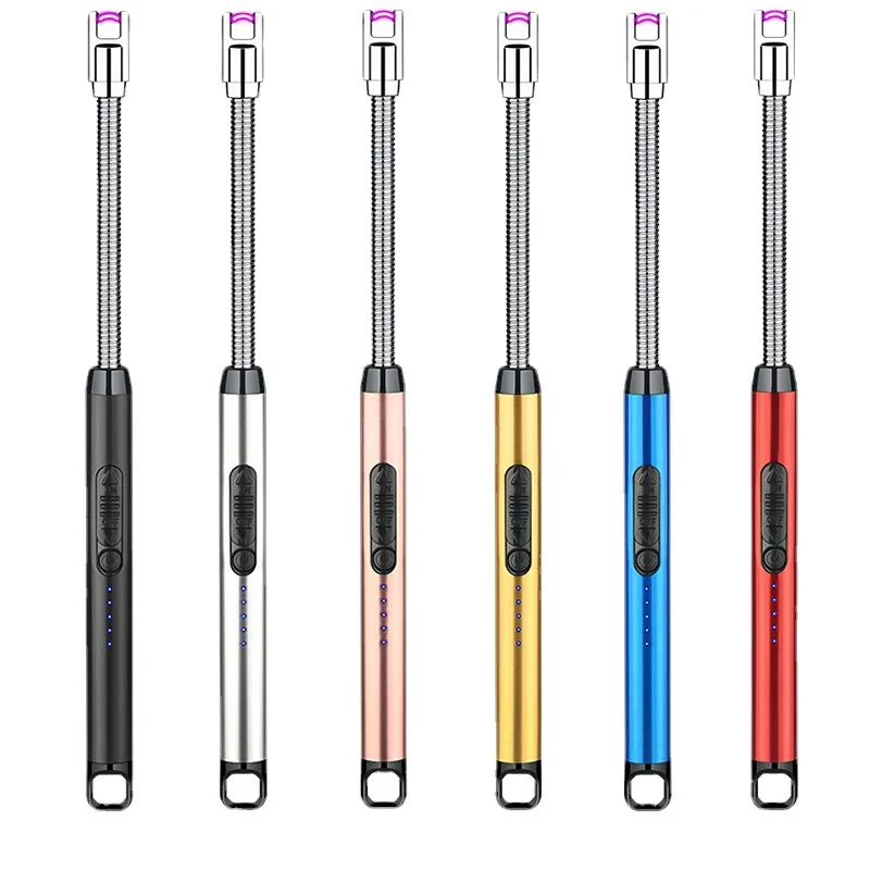 High Quality Electric Arc Lighter Igniter with Long Rod for Camping Candle Lighting