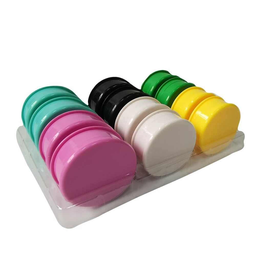ready to ship  hot selling colorful 3 part  ABS plastic smoking grinder for grinding