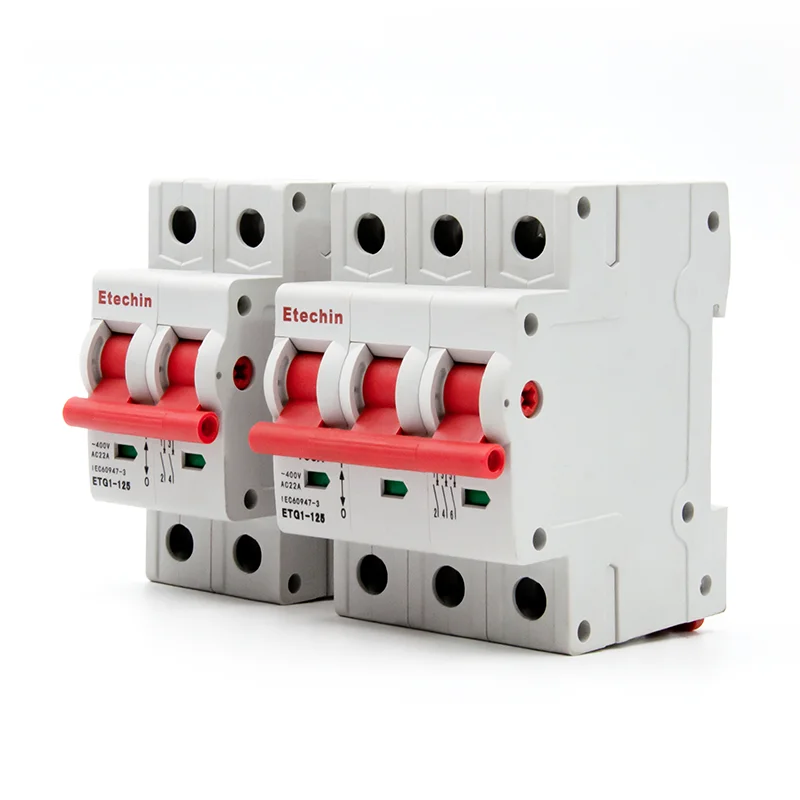 Etechin Mini ETG1-125 Series Low Voltage  Isolator Switch for Main Purpose Efficient Voltage Isolating Device