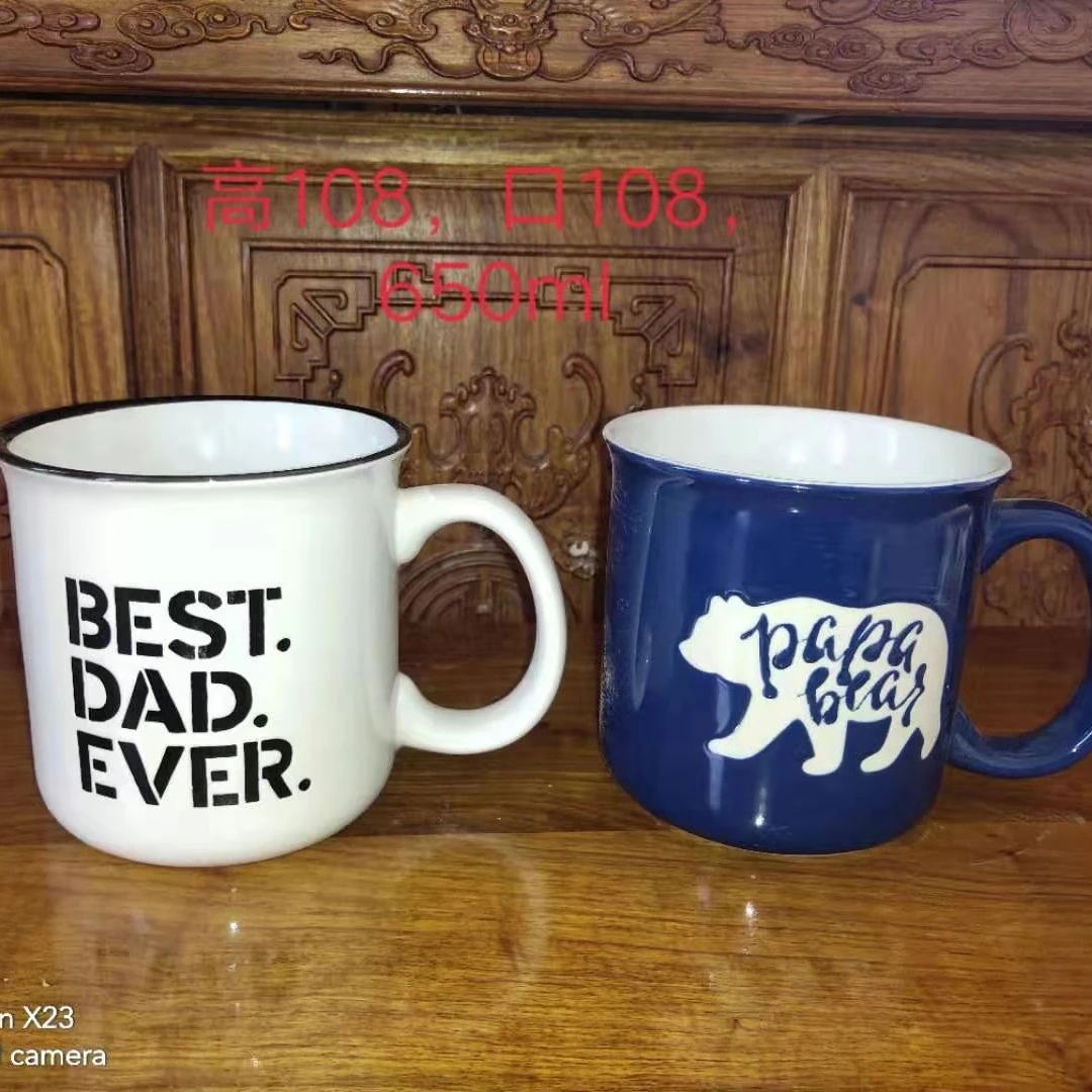 ceramic soup bowl with lid,big soup cup,porcelain soup cup