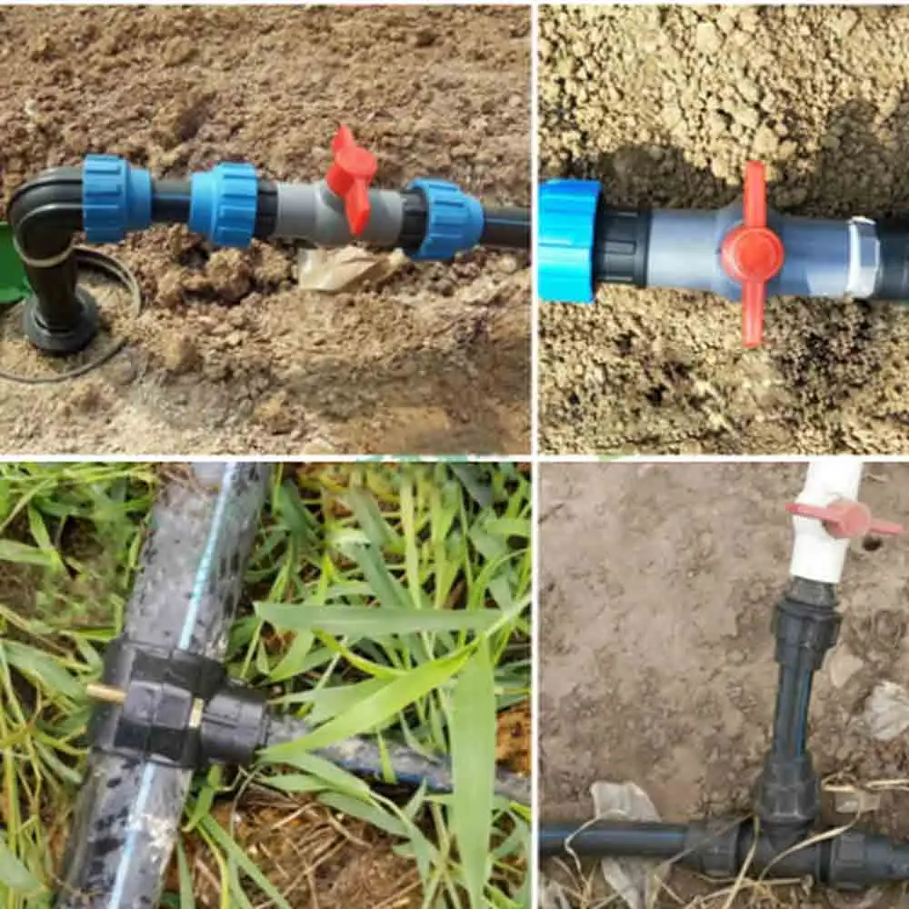Reducing Garden Water Splitter for PE Pipe reduction Quick Connector Garden Plastic hose Reducer PE Water fast connection