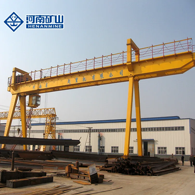 25T Span 30M Rail Double Beam Gantry Crane Scrap Metal Factory Cab Control