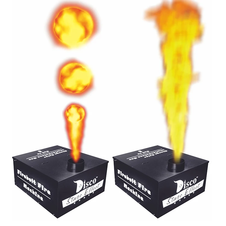 Available stage gas propane flame effect fire machine 2 or 4 cans dmx LPG firebolt thrower for party club concert disco