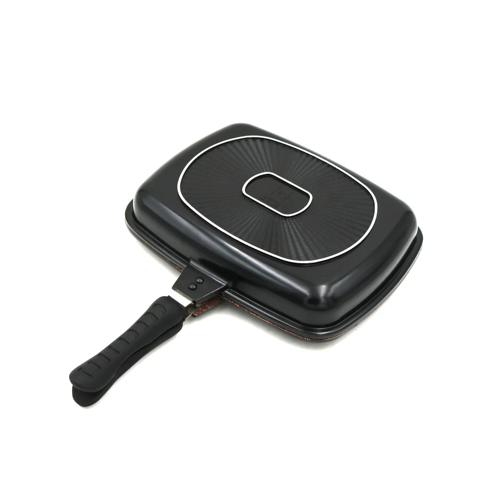 Top Quality Double Sided Baking Tray Double Sided Grill Frying Pan Egg Roll Frying Pan