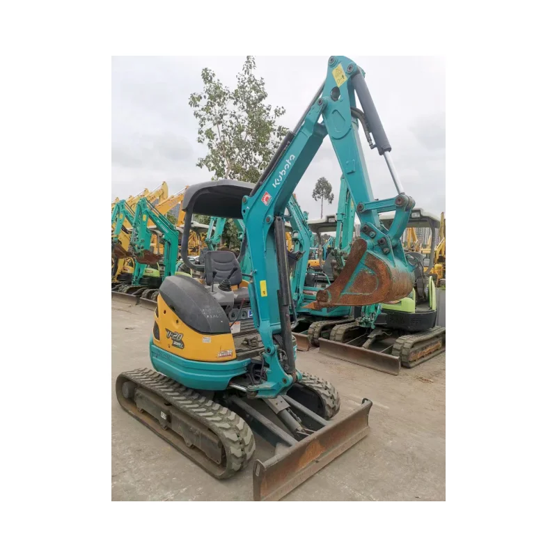 Недорогой мини-экскаватор micro U20 от японского бренда 2TON kubota, экскаватор 2т