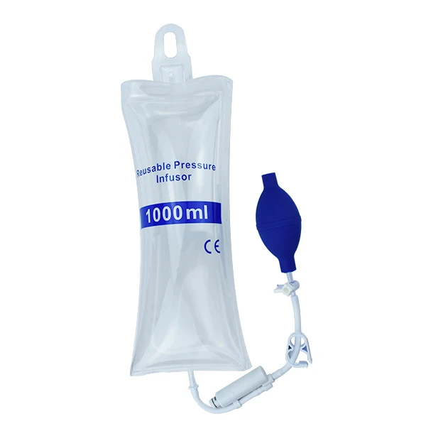 1000cc Clear manual pressure Infusion Bag  Pressure Infuser Or Pressure infusor