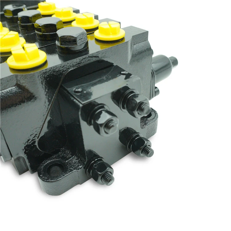 60LPM 1-7 spool Hydraulic Monoblock Directional Control Valve for Construction machinery
