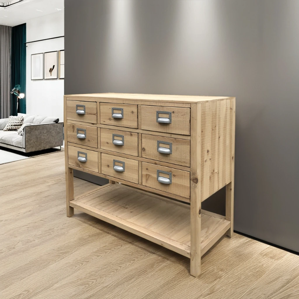 XZ-210017-Hot sale modern log color entryway cabinet Imported living room furniture for home apartment hotel villa sideboard