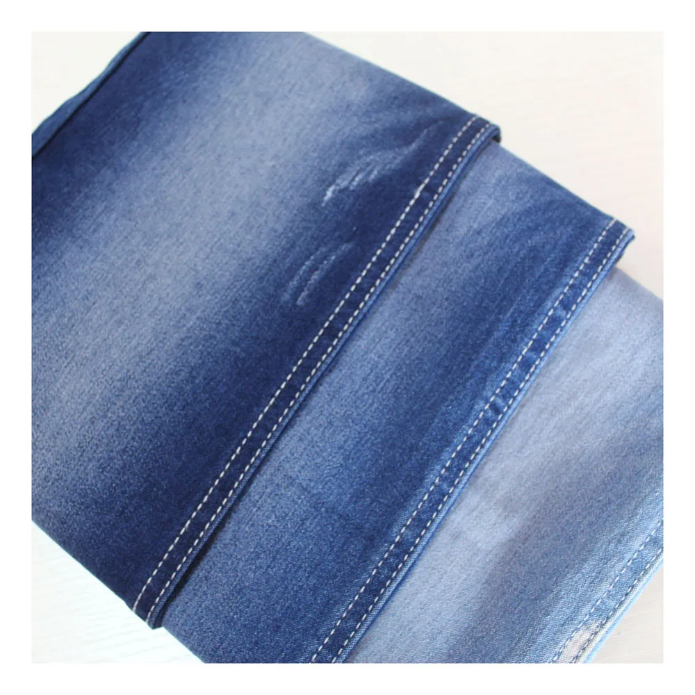 many color 300 gsm satin denim fabric elastic for ladies textile