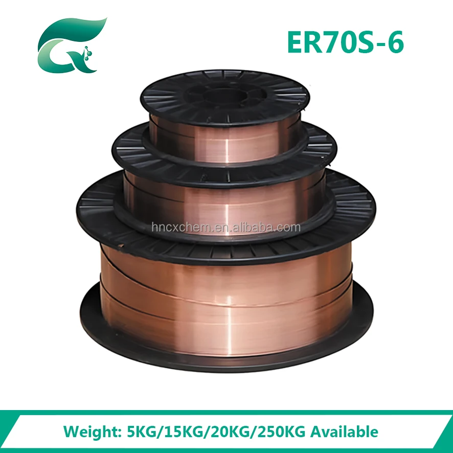 China Factory Direct Sale Welding Wires MIG CO2 Solder Wire Copper Coated Welding Wire ER70S-6 5KG 15KG/Spool