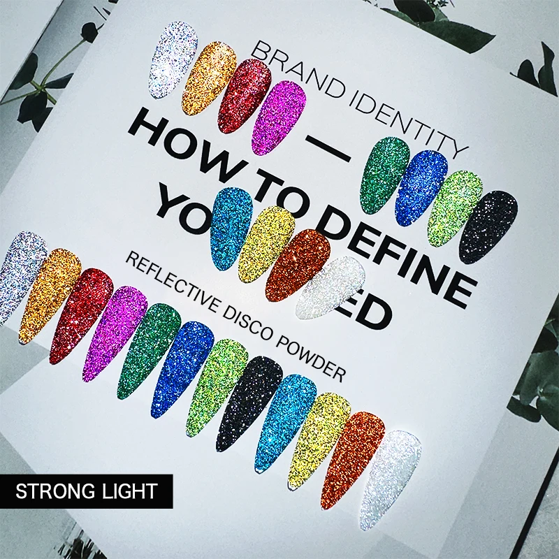 New Arrivals Shiny Reflective Glitter Powder Chrome Nail Powder Pigment