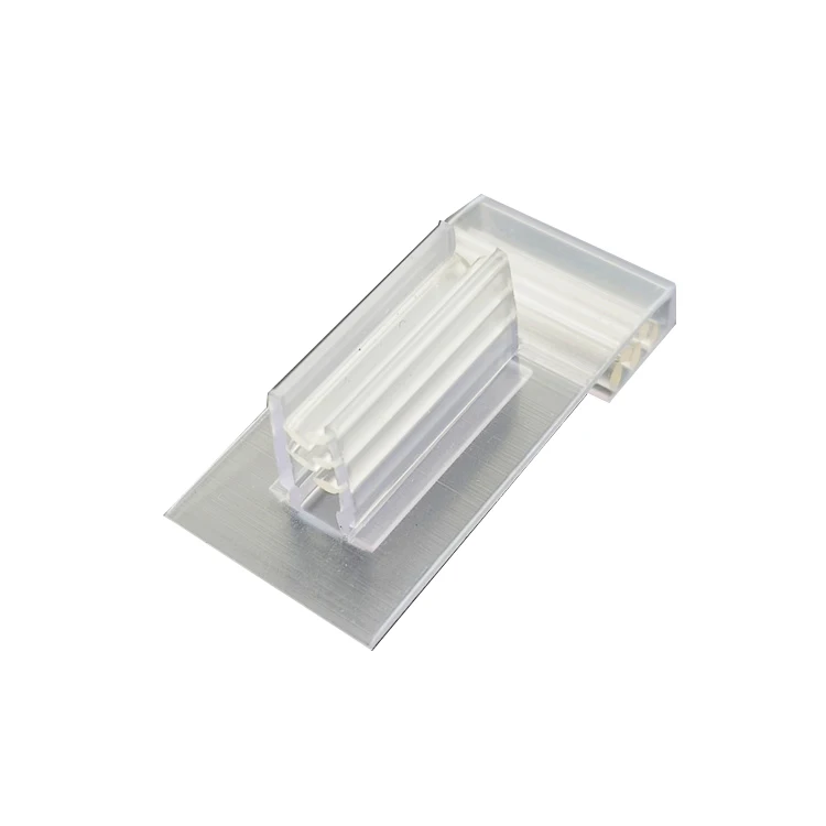Transparent custom color pvc soft tooth clip label holder label holder plastic data strip