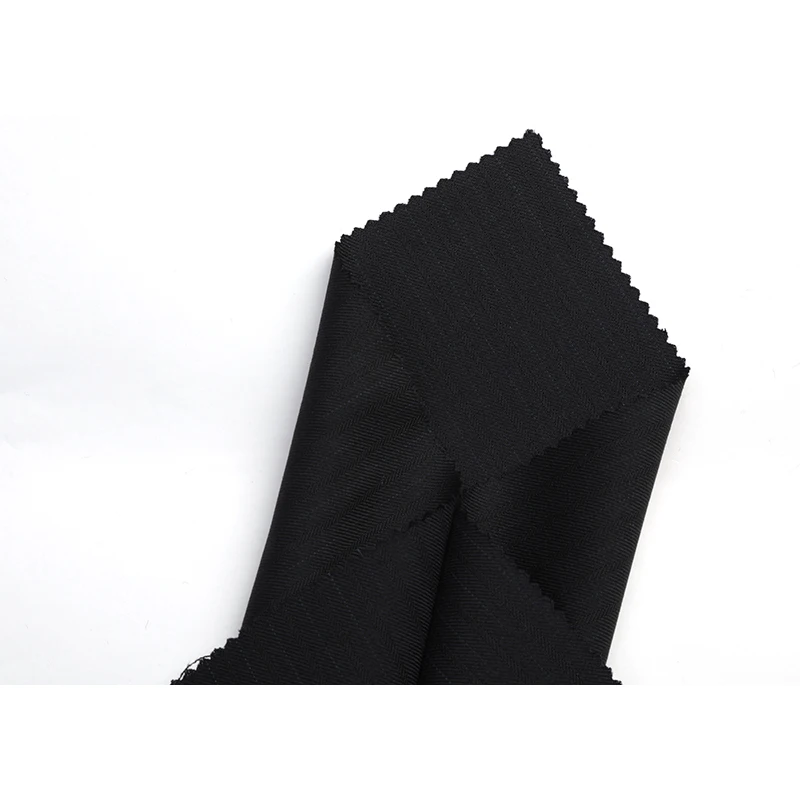 Custom High Quality suits fabric wool solid textile fabric for men suit