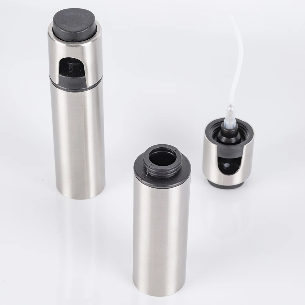Thicken Type NEW Custom Olive Oil Sprayer, Olive Oil Spray Bottles Stainless Steel Refillable Oil Sprayer