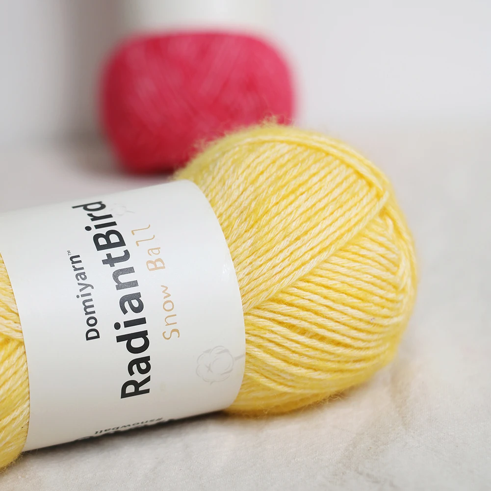 New Design OEM/ODM Snow Ball 50g/142yd/130m  for Blanket yarn manufacturing baby yarn