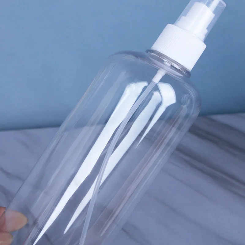Good cheap 100ml 200ml 500ml  trigger spray bottle clear pet plastic mist spray bottle