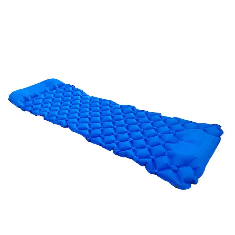 190x58x5cm 40D Nylon Hiking Travel Air Pad Foldable Light Inflating Air Bed Mattress Inflatable Air Mattress Bed