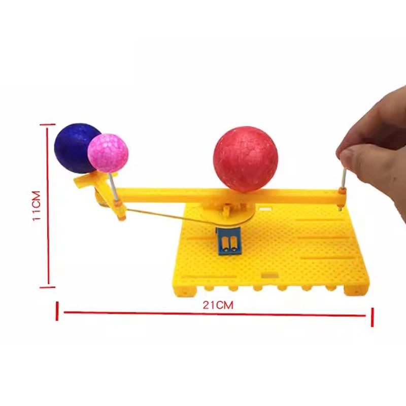 Оборудование для обучения физике учеников начальной школы экспериментальные учебные пособия «DIY» модель «sun moon earth» Астрономия