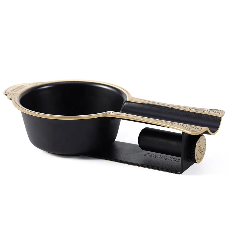 JF-068 JIFENG manufacturer 13.8*7.1*3.1cm 170g High Quality portable copper metal vintage Ashtray with cigar cutter punch