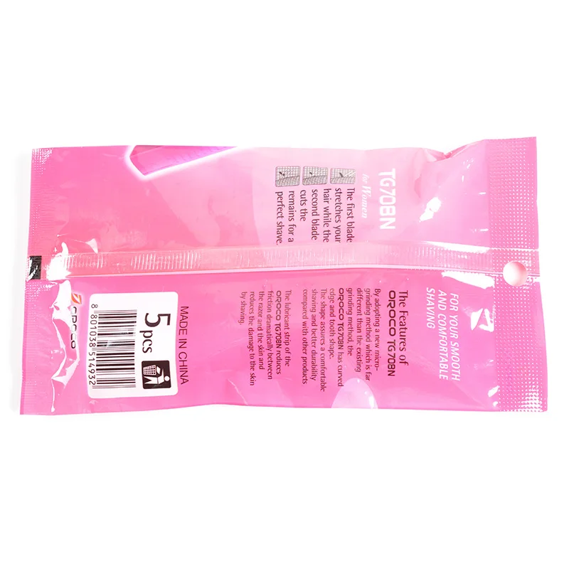 Max brand Shaving razor factory disposable razor twin blades women use pink razor