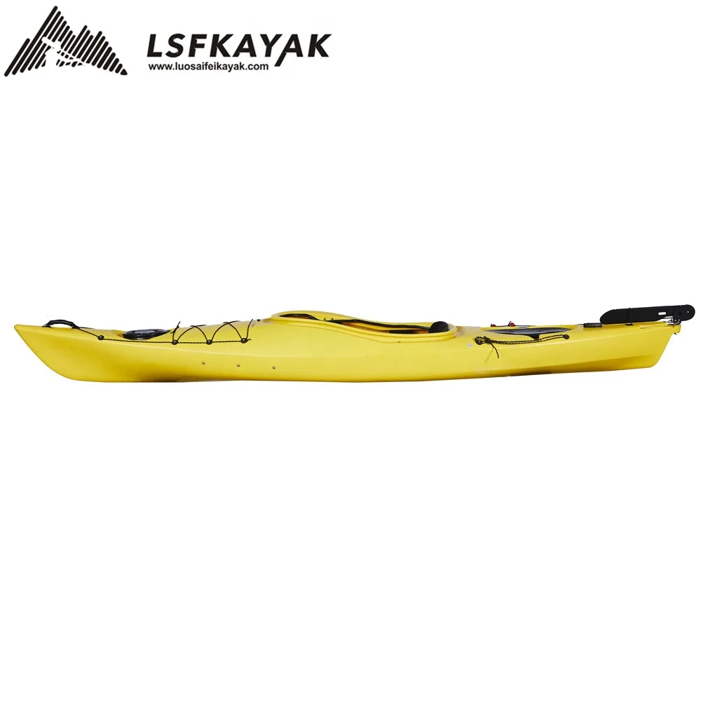 LSF Single Seat One Person 12FT Racing Sit in Canoe LLDPE Plastic Kayak