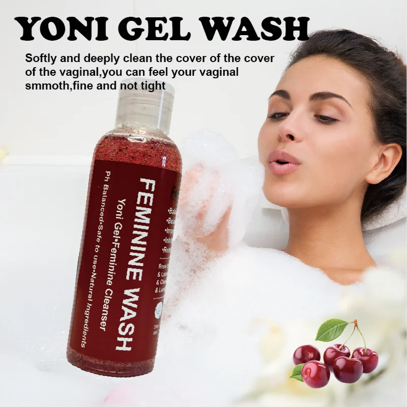 Customized Label 150ml Yoni Wash Gel Organic Feminine Wash for Daily Use Nature Feature
