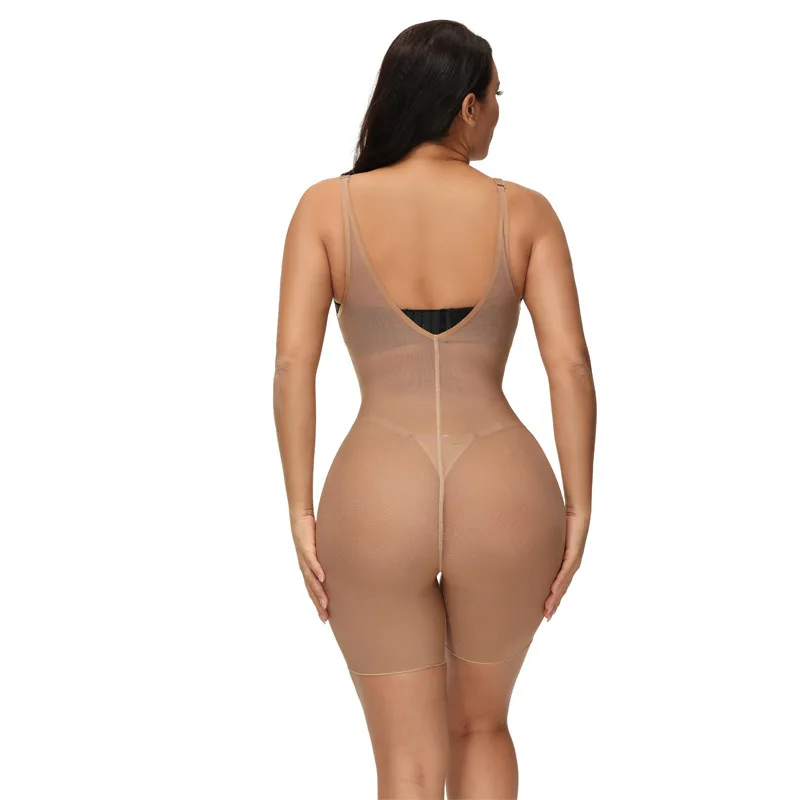 Girdles Fajas Mesh Tummy Control Sculpting Adults Seamless Eco Friendly Shaper Corset Womens Breathable Shapewear Bodysuit