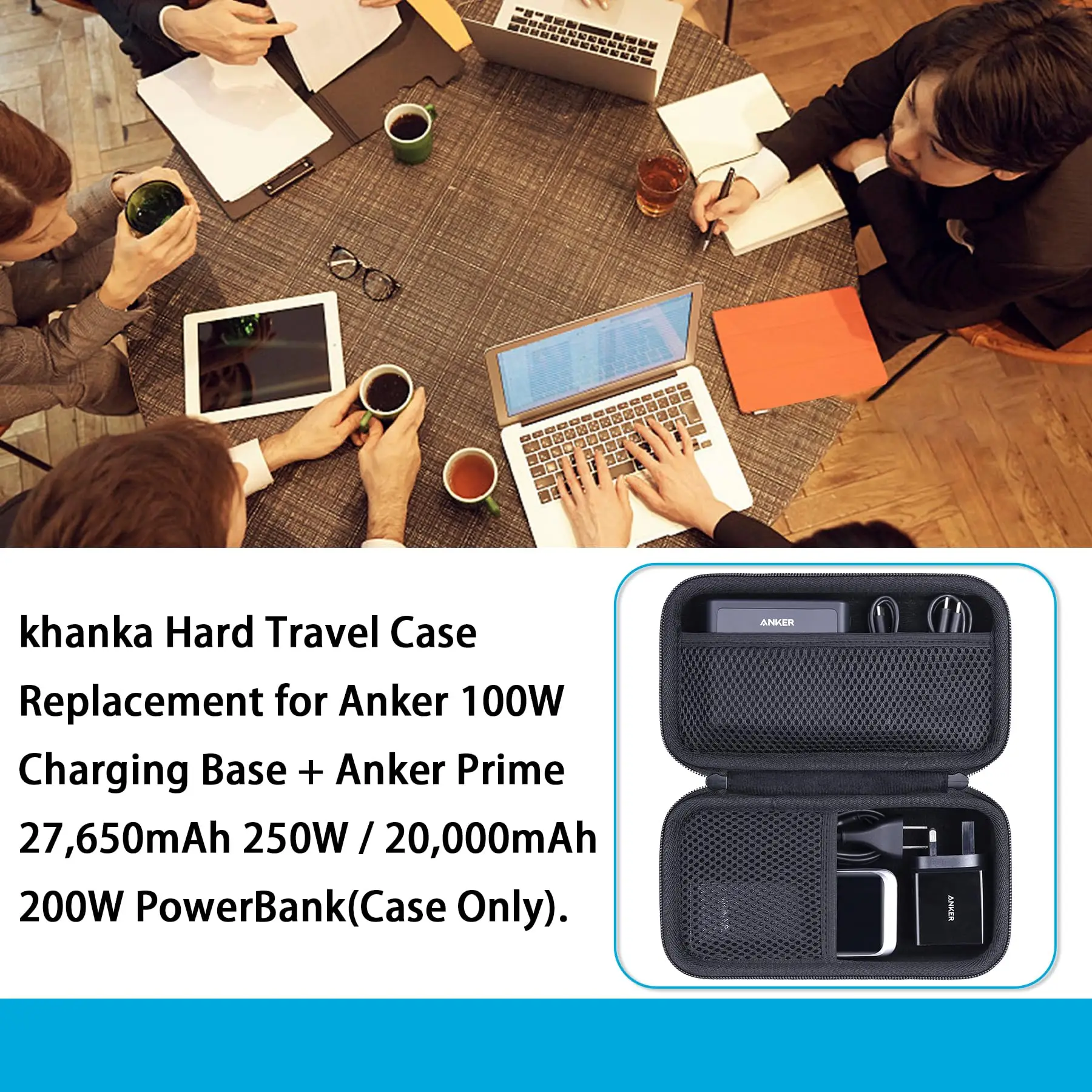 Custom factory wholesale PowerBank Hard Travel Case Portable Charging Case