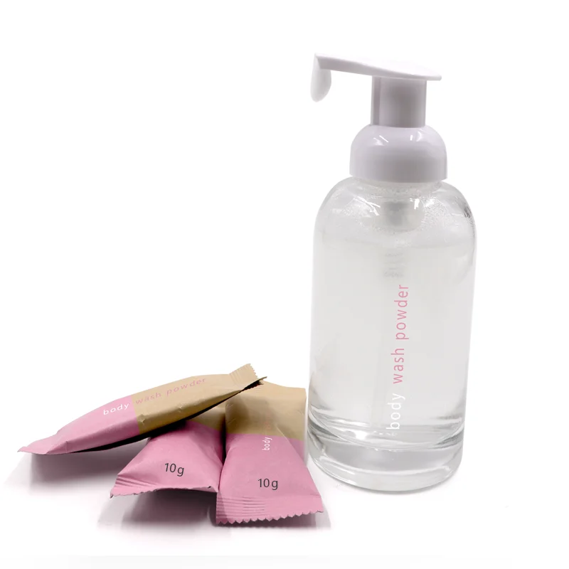 Гель-лак для мытья тела с натуральным порошком от частного