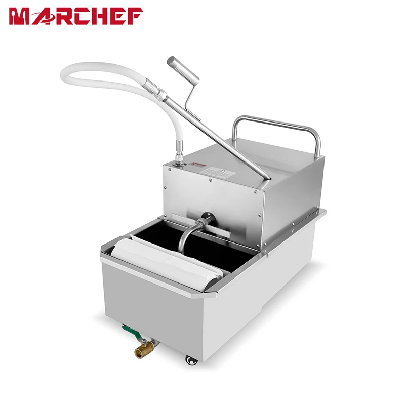 Deep fryer filter cart cooking oil filter machine