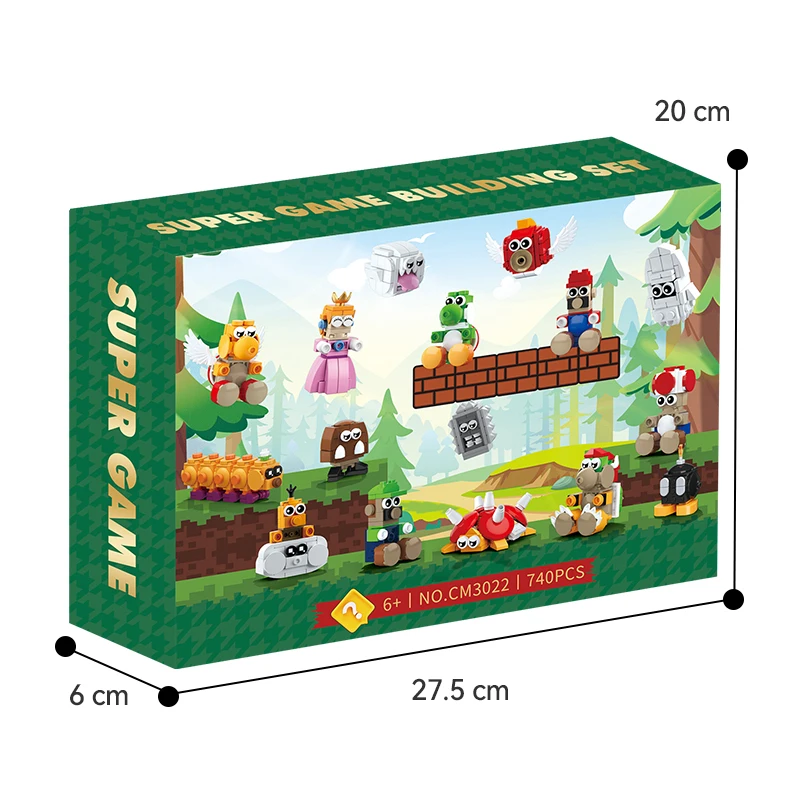 2025 New Super Small Animal Game 16-IN-1 Building Block Set ABS Plastic Creative Moc Bricks Custom Assembly Toys for Children