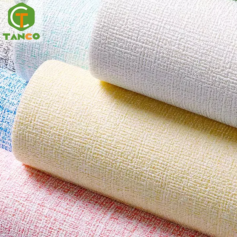 3D thick 50*280cm foam wallpaper roll water prof for girls room