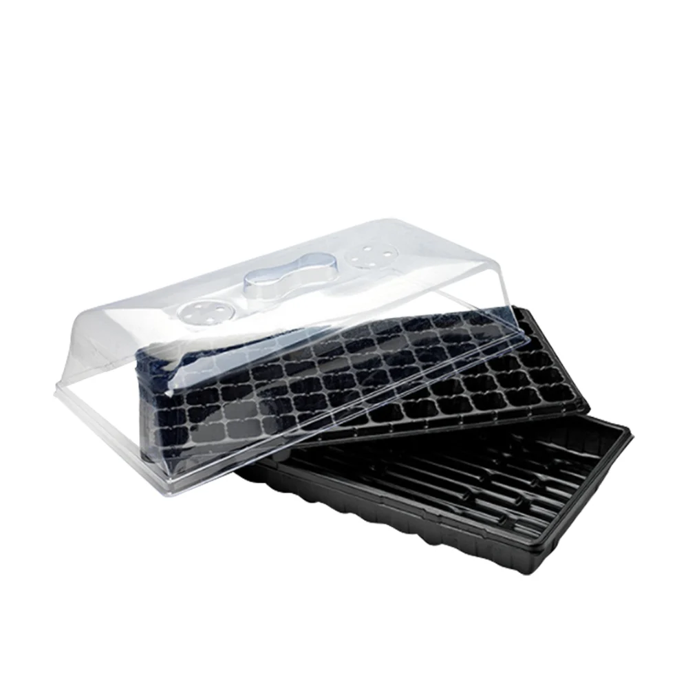 Cheap Rice Peanut Flower Plants Seeds Hydroponics Seedling Square Plastic Nursery Growing Tray