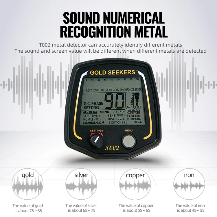 wholesale price industrial T002 metal detectors underground point gold metal detector