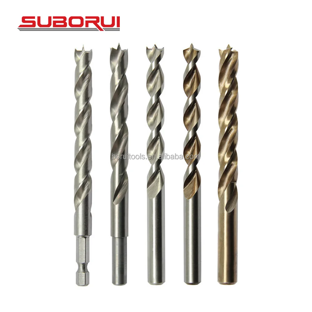 SUBORUI M2 4341 4241 M35 Co M42 Material Twist Drill Bit ODM OEM HSS Fully Ground Titanium for Metal Stainless Steel ISO 20mm