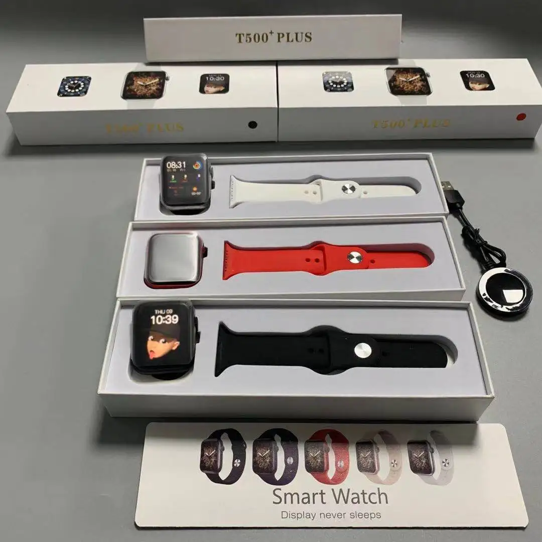 2021 New T500 Plus series 6 Reloj Smart Watch 2021 1.75 Inch Full Screen Hiwatch New Wireless Call Games SmartWatch T500 Plus