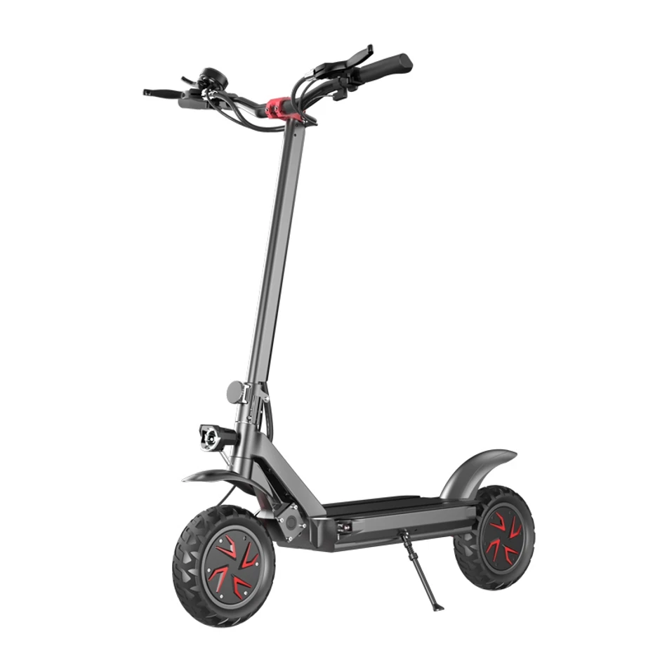Hot Sell Powerful Full Suspension 48V Lithium Battery 800W 1000W 1600W 2000w adult Dual motor foldable Electric Scooter 5