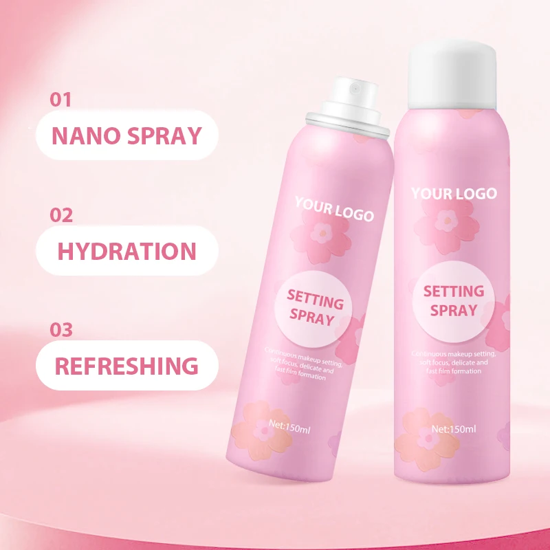 Custom Installningsspray Waterproof Setting Spray Makeup Private Label Makeup Setting Spray Long Lasting Makeup Setting Spray