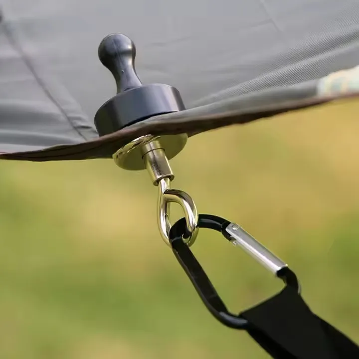 Outdoor Strong Magnet Hooks Strong Magnetic Magnetic Hooks Camping Lights Tent Fixer Hooks Mountaineering Buckle