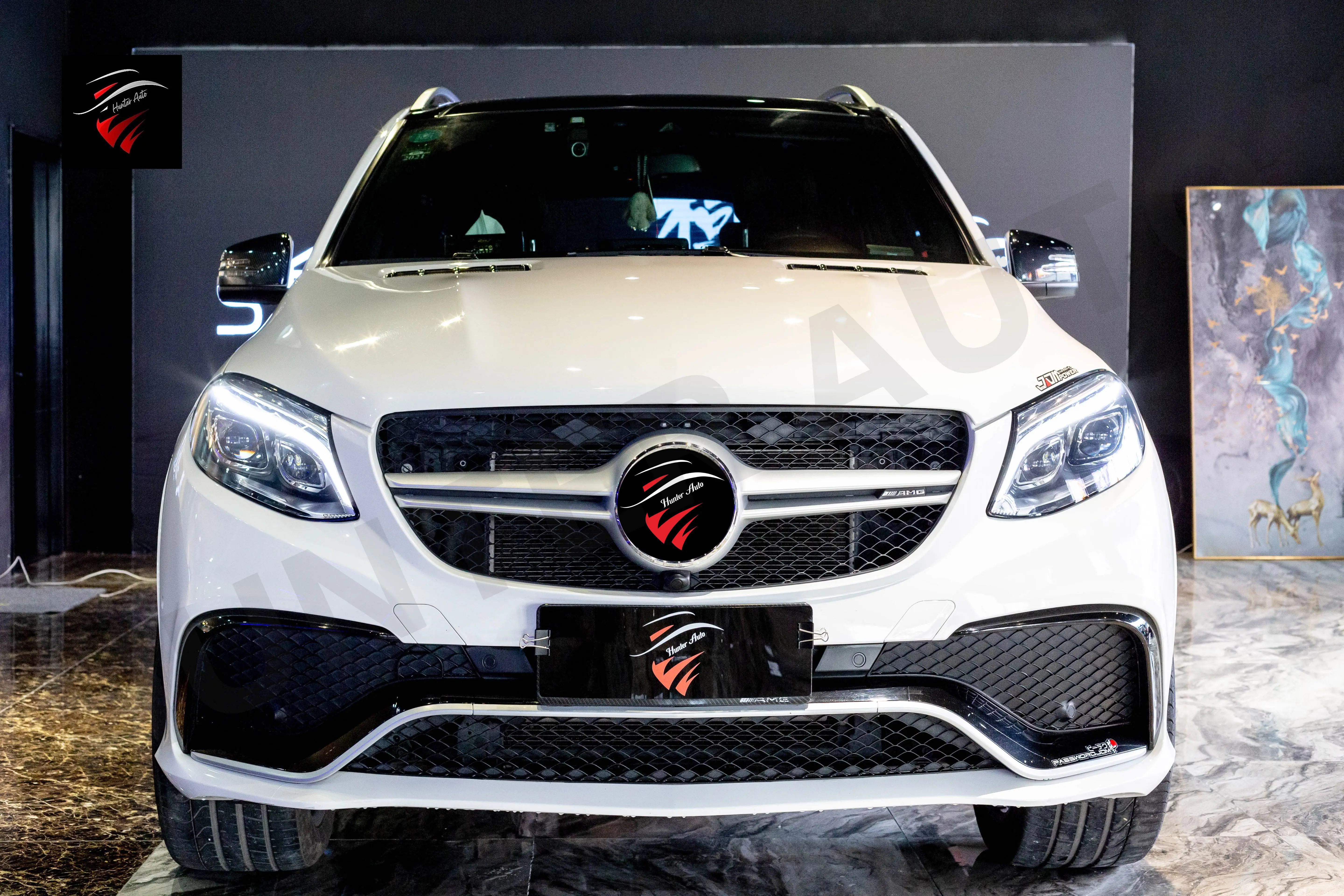  Комплекты корпусов MB GLE W166 gle63 AMG комплект из полипропилена передний бампер задний боковой