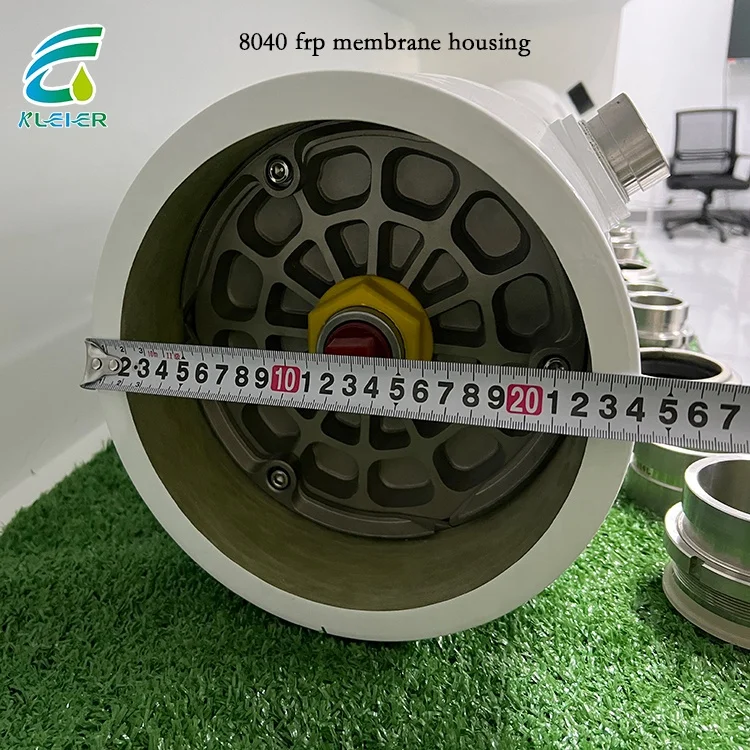 8040 glass steel membrane shell 8inch 1 core to 2 to 3t o 4 to 6 core RO reverse osmosis frp membrane housing