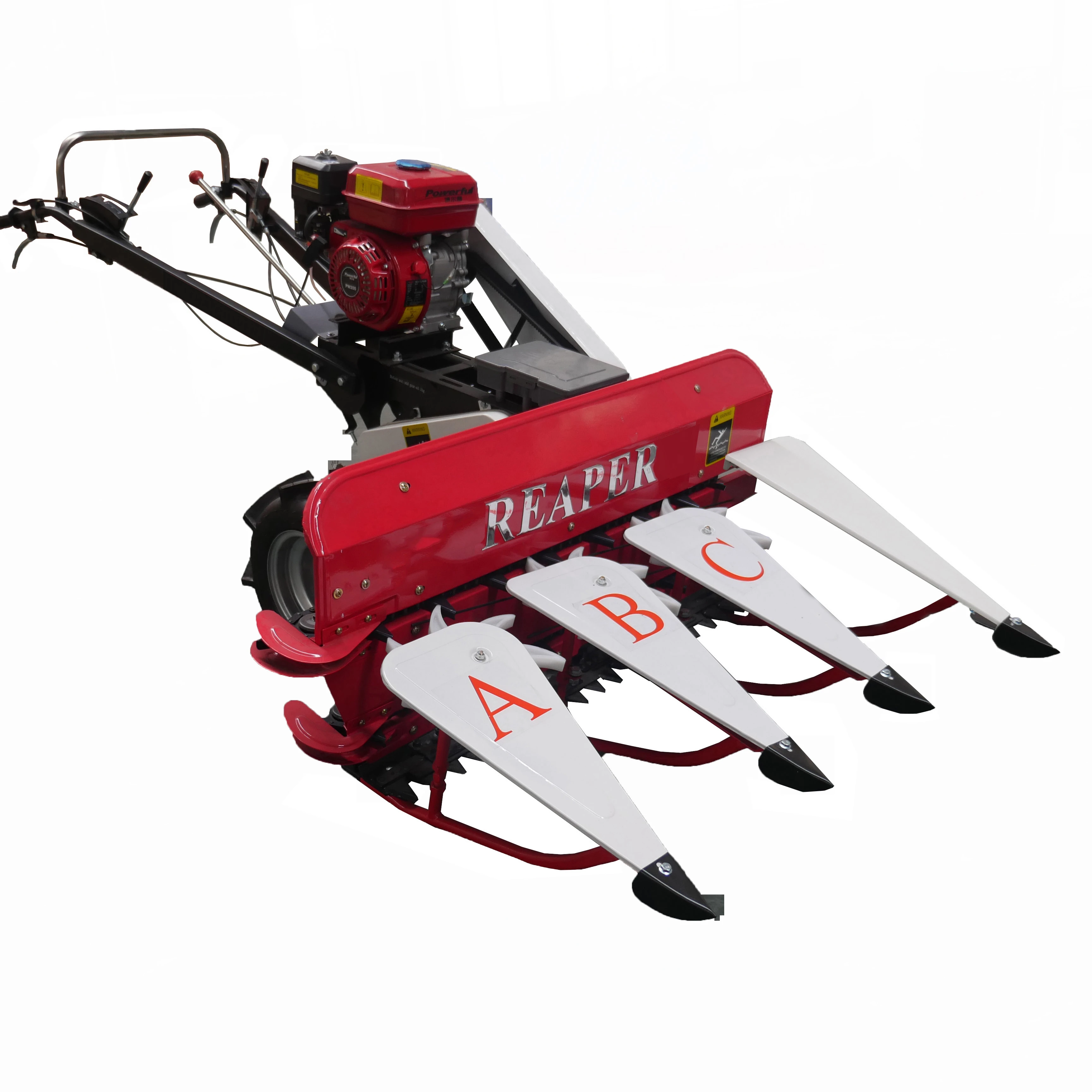 mingyue sorghum grass straw reaper Small Combine Harvester Price for mini size farm binder price reaper