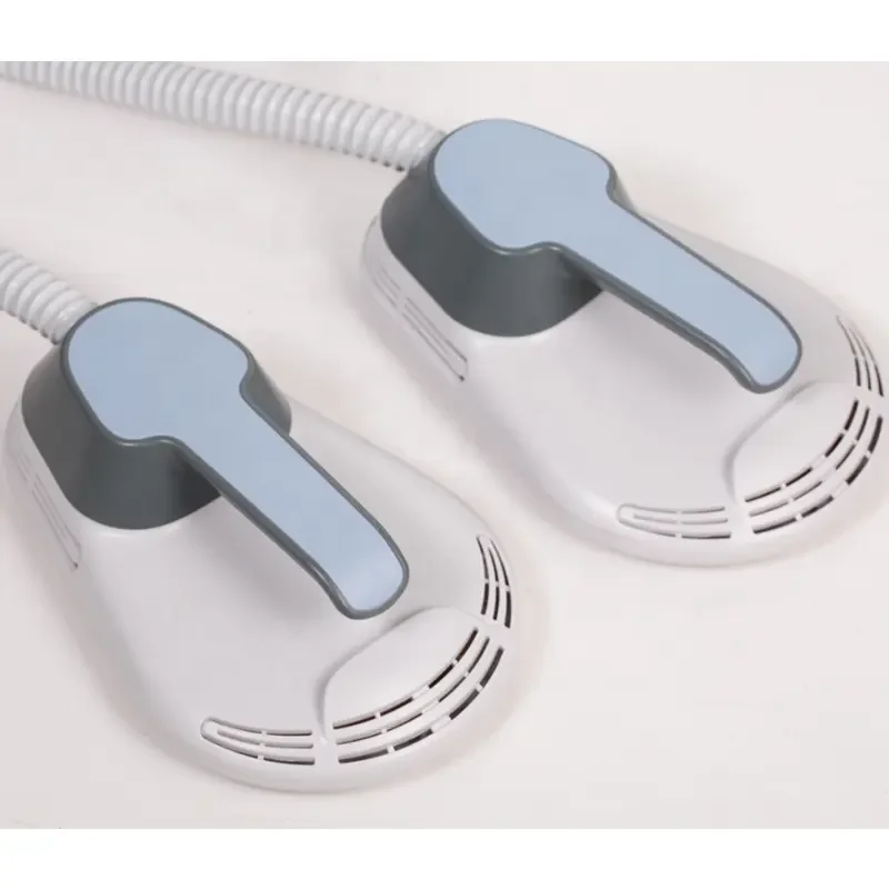 Portable 2 handles slimming electro magnetic muscle stimulation 2 Handles mini EMS machine home use muscle building stimulator