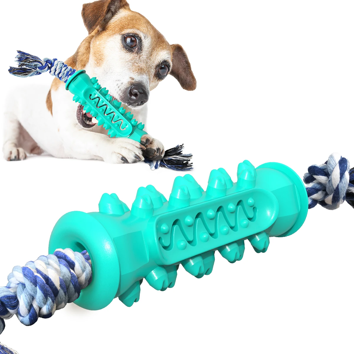 Dog Rope Bite Toy  Dog Toothbrush Dog Chew toy Doggy Brushing Stick