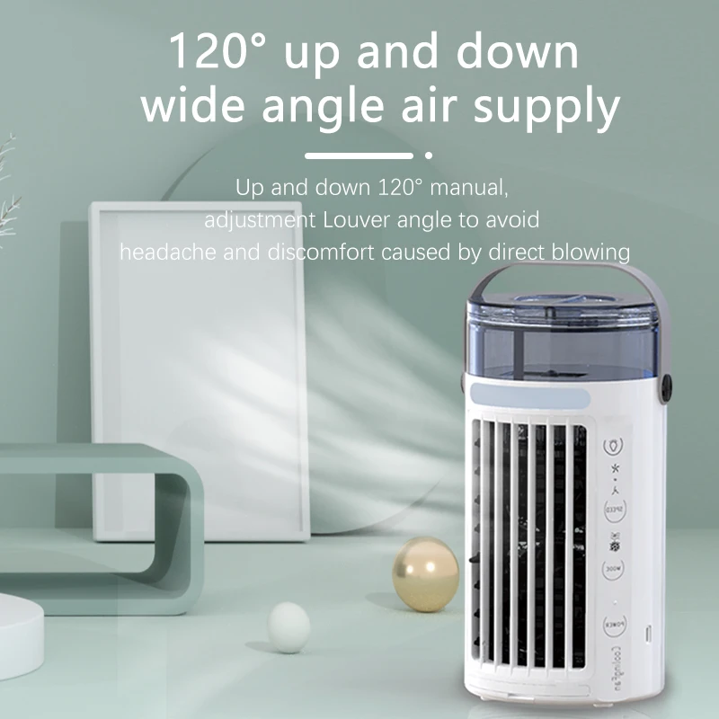  2021 New Trending Best Indoor Desktop LED Personal Cooling Cooler Mini Portable Air Conditioner