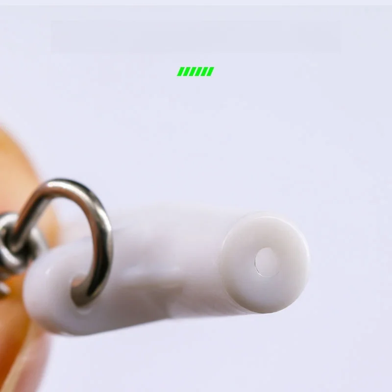 Wholesale Plastic72MM Head Swivel Hooked Snap lock fishing Sliders High-strength Sinker Slides Swivels for Braid Fishing Li