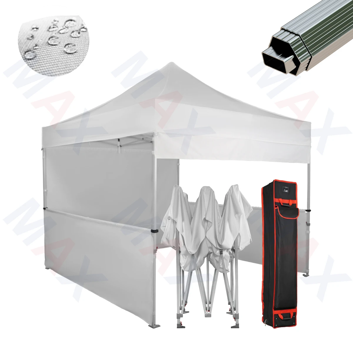 Personalized Design 3x3 3x4.5 3x6 Aluminum Alloy Mega Pop-Up Trade Show Canopy Tent Sidewalls Marquee Event Equipment