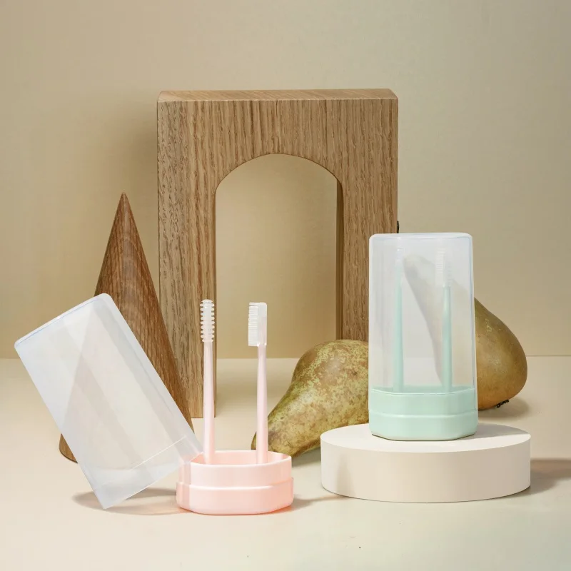 Customized High Quality Baby Training Toothbrush Set Infant Oral Cleaning Care Baby Manual Toothbrush Set