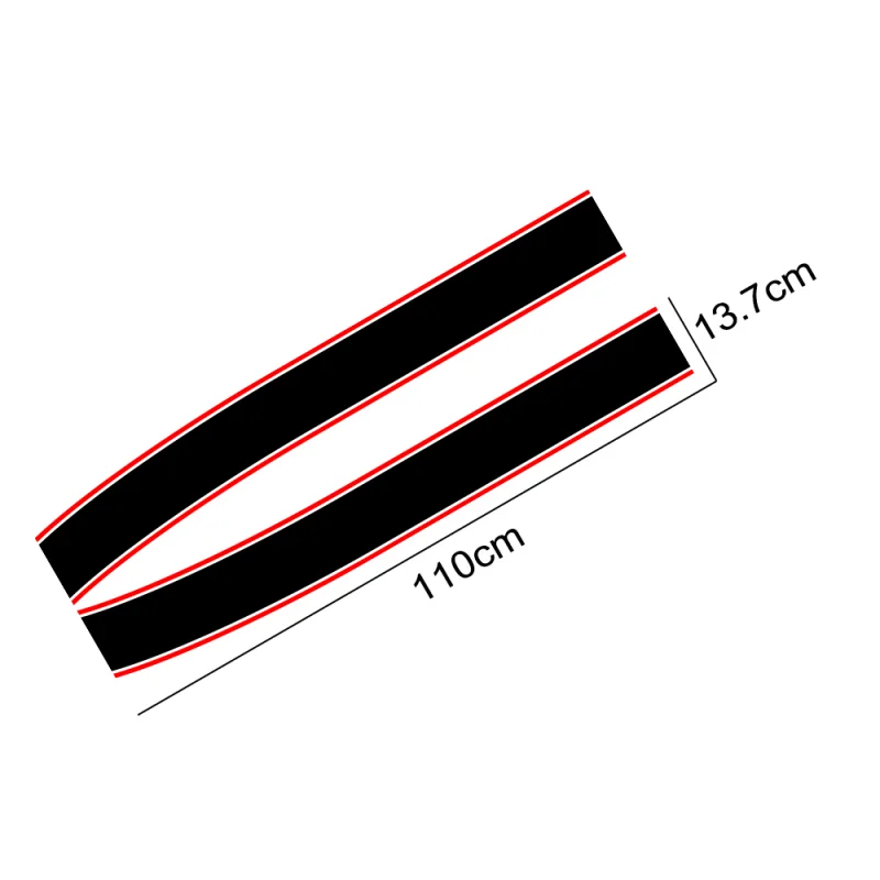 RTS Car Engine Hood Bonnet Sticker Stripes Decals Decor For Mini Cooper S JCW R55 R56 R60 R61 F54 F55 F56 F60 Accessories