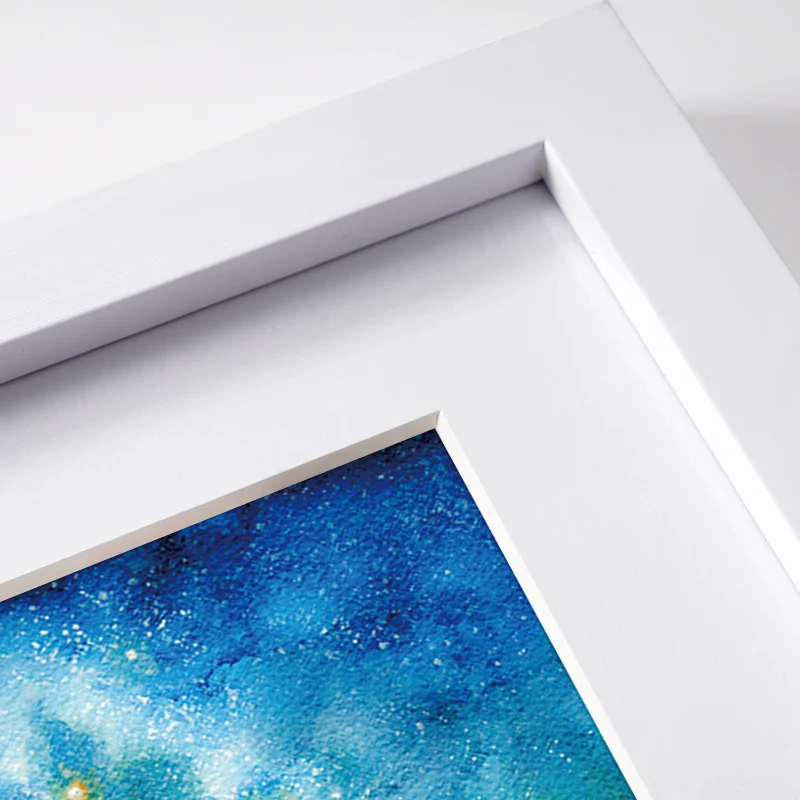 
wholesale modern black white photo frames A1 A2 A3 A5 8X10 11X14 inch picture frame with mat 